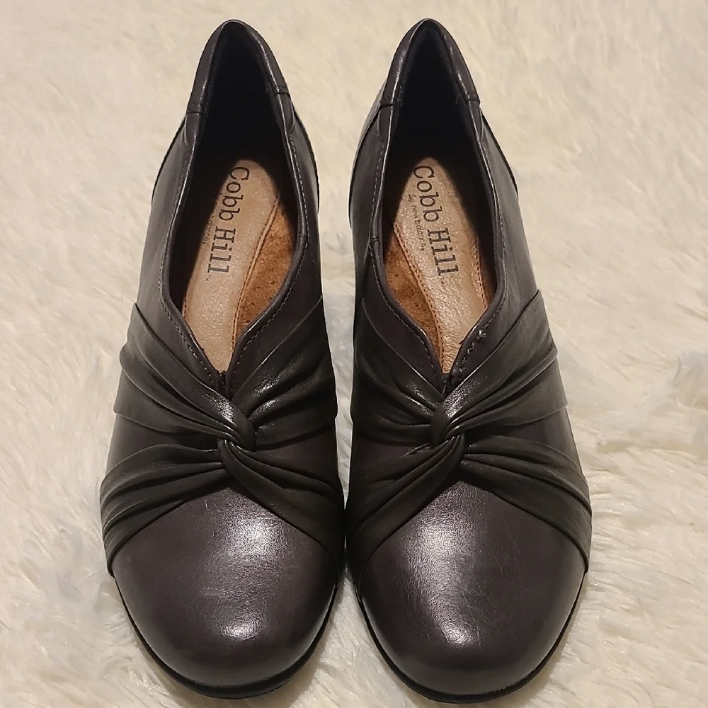 COBB HILL New‎ Balance Elegant Gray Women's Leather 2